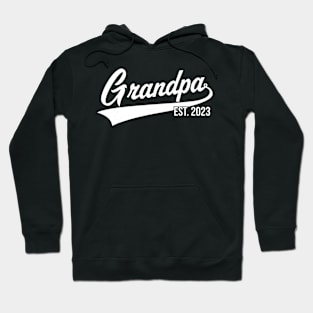 1St Ime Grandpa ES 2023 New First Grandpa 2023 Hoodie